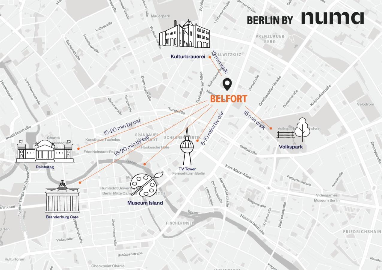 Lejlighedshotel Numa Belfort Berlin